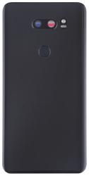 tel-szalk-018348 LG V30 fekete akkufedél, hátlap, hátlapi kamera lencse (tel-szalk-018348)