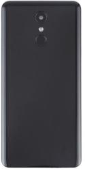 tel-szalk-018341 LG Stylo 4 Q710 / Q710MS / Q710CS / L713DL fekete akkufedél, hátlap, hátlapi kamera lencse (tel-szalk-018341)