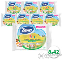 Zewa Kids nedves toalettpapír 8x42 db