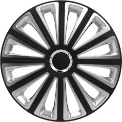 Versaco Dísztárcsa 13" Trend Ring Chrome Black & Silver (4 darabos garnitúra)