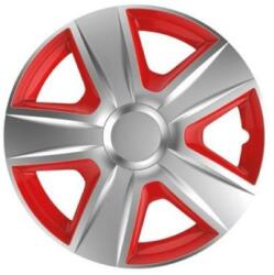 Versaco Dísztárcsa 16" Esprit Silver & Red (4 darabos garnitúra)