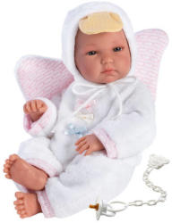 Llorens Bimba lány újszülött baba kacsa ruhában - 35 cm