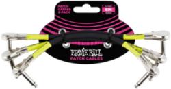 Ernie Ball Ernie Ball Patch Kábel 15cm Lapos Fekete - hangszerabc