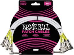 Ernie Ball Ernie Ball Patch Kábel 30cm Fehér - hangszerabc