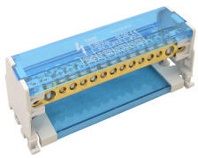 Tracon Electric Tracon FLSO25-2P15 Moduláris elosztóblokk nyitható fedéllel 2×25(25)mm2 / 6×10(6)mm2, 7×16(10)mm2, 500VAC/DC, 100A (FLSO25-2P15)