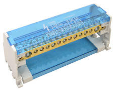 Tracon Electric Tracon FLSO25-2P11 Moduláris elosztóblokk nyitható fedéllel 2×25(25)mm2 / 4×10(6)mm2, 5×16(10)mm2, 500VAC/DC, 100A (FLSO25-2P11) - elektrikstore