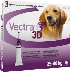 Ceva Sante Pipete Antiparazitare Caini, Vectra 3D Dog (25-40 kg) x 3 Pipete