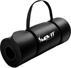 MOVIT Gimnasztikai szőnyeg, edzőszőnyeg 190 x 60 x 1, 5 cm, fekete (30101023)