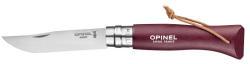 Opinel Cutit Opinel Nr 08 Visiniu Otel Inox Snur Piele 002213