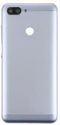 tel-szalk-018459 Asus Zenfone Max Plus (M1) ZB570TL matt fekete akkufedél, hátlap, hátlapi kamera lencse, oldalsó gombok (tel-szalk-018459)