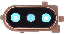 tel-szalk-018524 Xiaomi Mi 8 hátlapi kamera lencse arany kerettel (tel-szalk-018524)