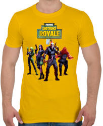 printfashion Killer squad Fortnite - Férfi póló - Sárga (2435314)
