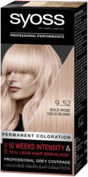 Syoss Vopsea de păr - Syoss Permanent Coloration 9-52 - Light Rose Gold Blond