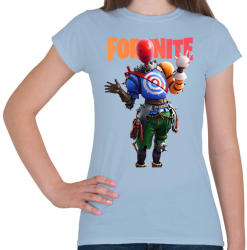 printfashion Airhead Fortnite - Női póló - Világoskék (2431156)