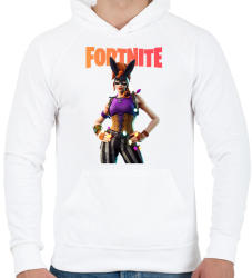 printfashion Bunnymoon Fortnite - Férfi kapucnis pulóver - Fehér (2437442)