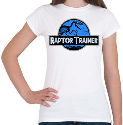 printfashion Raptor Trainer - Női póló - Fehér (2442995)
