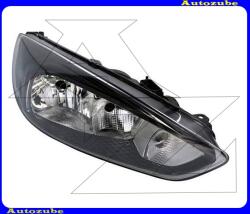 FORD FOCUS MK3 2014.10-2020.02 Fényszóró jobb fekete házas (H7/H1/LED) nappali fénnyel, motorral DEPO 431-11C9RMLDEM2
