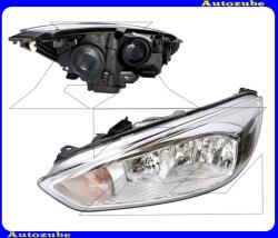 FORD FOCUS MK3 2014.10-2020.02 Fényszóró bal króm házas (H7/H1) motorral HELLA 1EE 354 827-011