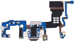  tel-szalk-019212 Samsung Galaxy S9 G9600 töltőcsatlakozó port, flexibilis kábel / töltő csatlakozó flex (tel-szalk-019212)
