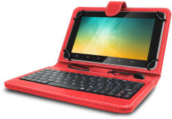 MRG Husa tableta model X cu tastatura MRG L-405, MicroUSB, 10 inch, Rosu
