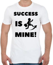 printfashion Success is mine - Férfi póló - Fehér (2473790)