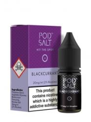 Pod Salt Lichid Tigara Electronica Premium Pod Salt Blackcurrant, 10ml, cu Nicotina, 50VG / 50PG, Fabricat in UK, Calitate Premium