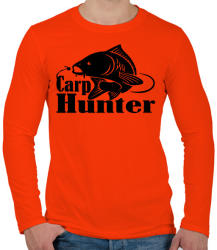 printfashion Carp hunter - Férfi hosszú ujjú póló - Narancs (2453476)