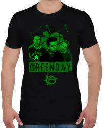 printfashion greenday - Férfi póló - Fekete (2459185)