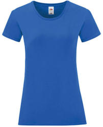 Fruit of the Loom Női rövid ujjú póló Fruit of the Loom Ladies' Iconic 150 T -XL, Királykék