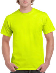 Gildan Uniszex póló Rövid ujjú Gildan Ultra Cotton Adult T-Shirt - S, Safety zöld