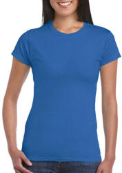 Gildan Női póló Csapott ujjú Gildan Softstyle Ladies' T-Shirt - S, Királykék