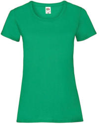 Fruit of the Loom Női póló Csapott ujjú Fruit of the Loom Valueweight T Lady-Fit - XS (8), Kelly zöld