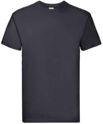 Fruit of the Loom Uniszex póló Rövid ujjú Fruit of the Loom Super Premium Tee - S, Mély sötétkék (navy)
