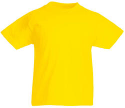 Fruit of the Loom Gyerek póló Rövid ujjú Fruit of the Loom Original T Kids - 140 (9-11), Sárga