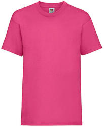 Fruit of the Loom Gyerek póló Rövid ujjú Fruit of the Loom Valueweight T Kids - 128 (7-8), Fuchsia