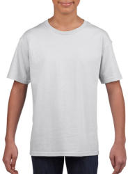 Gildan Gyerek póló Rövid ujjú Gildan Softstyle Youth T-Shirt - XL (164/176), Fehér
