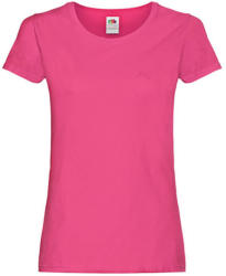 Fruit of the Loom Női póló Rövid ujjú Fruit of the Loom Original T Lady-Fit - XS, Fuchsia