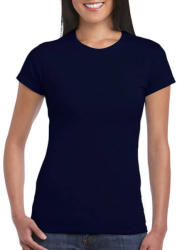 Gildan Női póló Csapott ujjú Gildan Softstyle Ladies' T-Shirt - S, Sötétkék (navy)