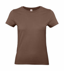 B and C Női rövid ujjú póló B&C #E190 /women T-Shirt -M, Csokoládébarna