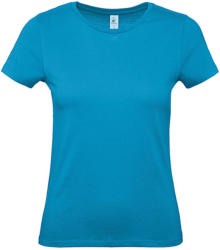 B and C Női rövid ujjú póló B&C #E150 /women T-Shirt -L, Atoll kék