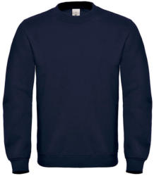 B&C Collection Uniszex pulóver B&C Crew Neck Sweatshirt - WUI20 - 2XL, Sötétkék (navy)