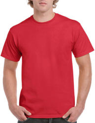 Gildan Uniszex póló Rövid ujjú Gildan Ultra Cotton Adult T-Shirt - S, Piros