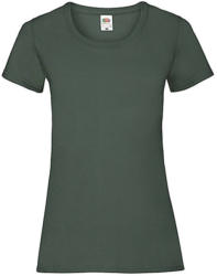 Fruit of the Loom Női póló Csapott ujjú Fruit of the Loom Valueweight T Lady-Fit - XS (8), Sötétzöld