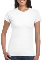 Gildan Női póló Csapott ujjú Gildan Softstyle Ladies' T-Shirt - 2XL, Fehér