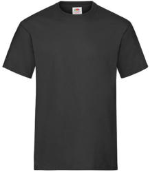 Fruit of the Loom Uniszex póló Rövid ujjú Fruit of the Loom Heavy Cotton T - XL, Fekete