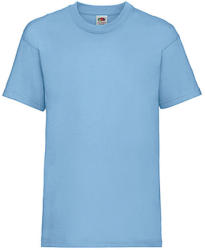 Fruit of the Loom Gyerek póló Rövid ujjú Fruit of the Loom Valueweight T Kids - 140 (9-11), Ég kék