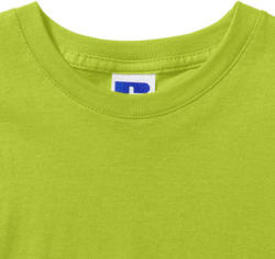 Russell Gyerek rövid ujjú póló Russell Europe Kids' Slim T-Shirt -3XL (164/13-14), Lime zöld