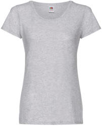Fruit of the Loom Női póló Rövid ujjú Fruit of the Loom Original T Lady-Fit - XL, Heather szürke