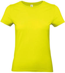 B and C Női rövid ujjú póló B&C #E190 /women T-Shirt -2XL, Pixel lime zöld