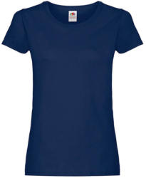 Fruit of the Loom Női póló Rövid ujjú Fruit of the Loom Original T Lady-Fit - XS, Sötétkék (navy)
